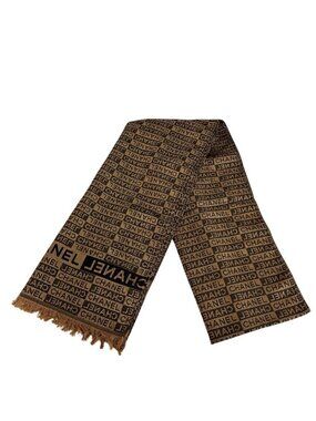 Chanel Logo Shawl Scarf
